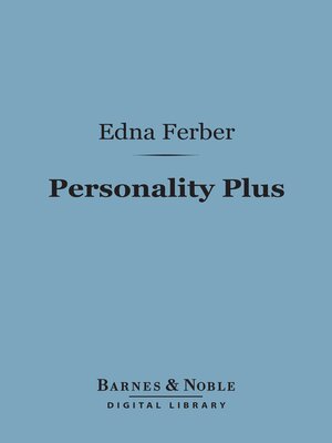 cover image of Personality Plus (Barnes & Noble Digital Library)